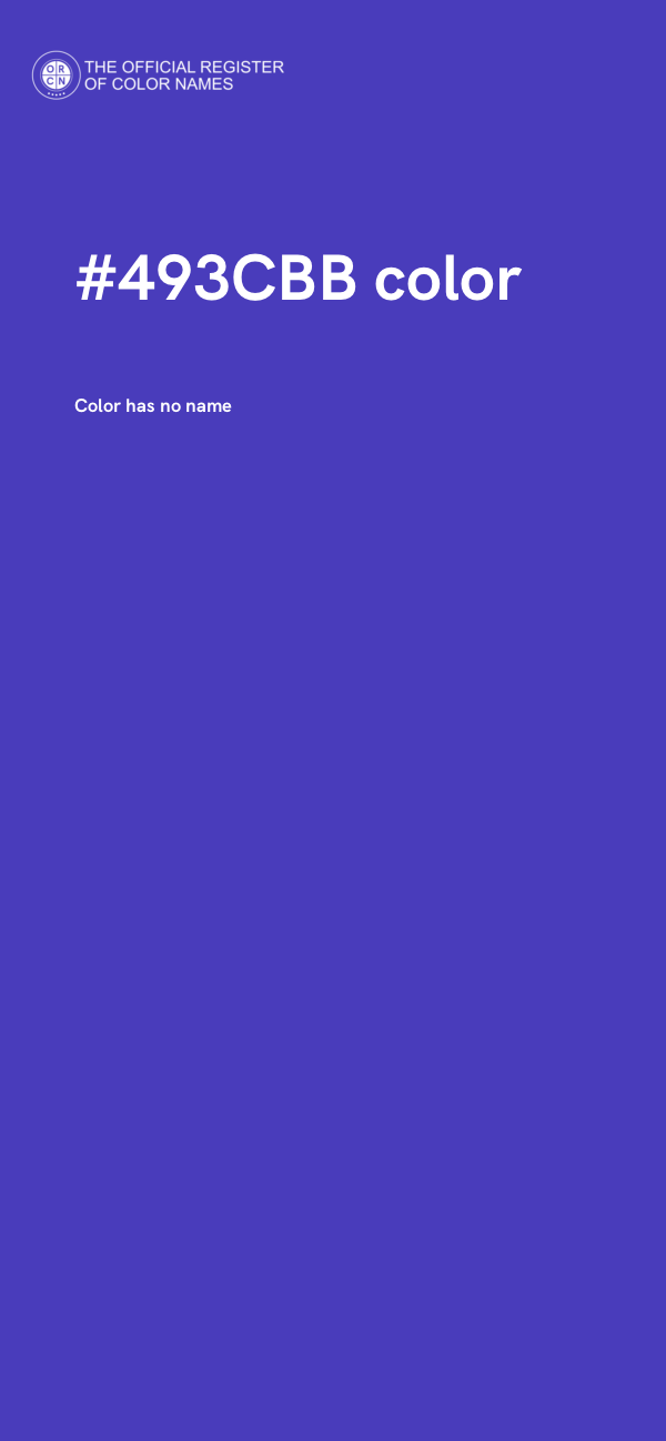 #493CBB color image