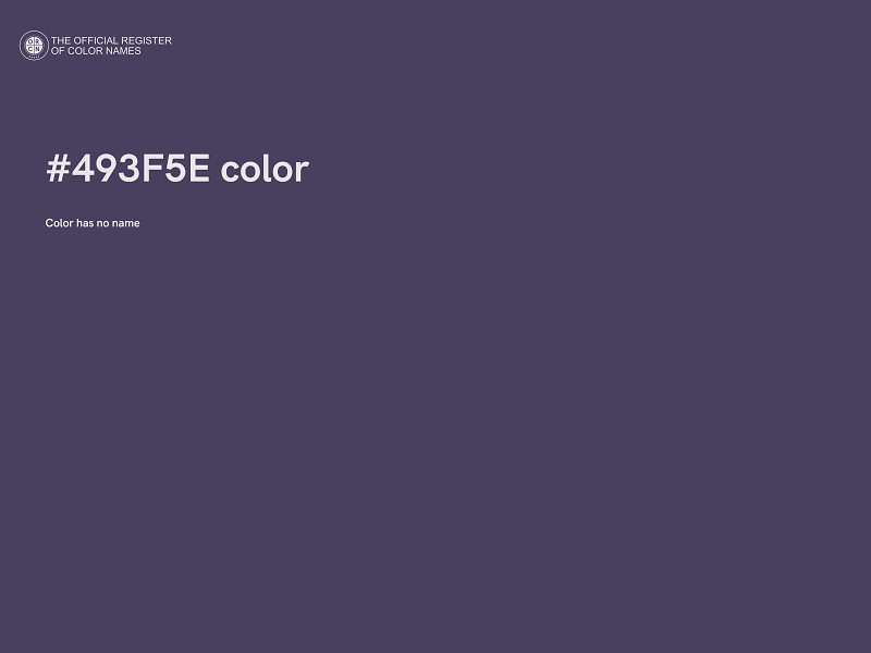 #493F5E color image