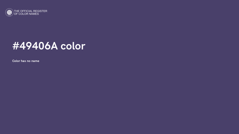 #49406A color image
