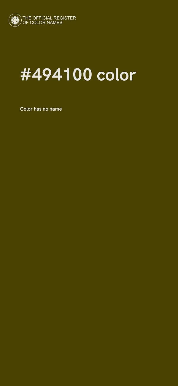 #494100 color image