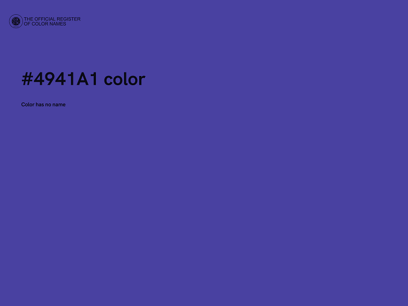 #4941A1 color image