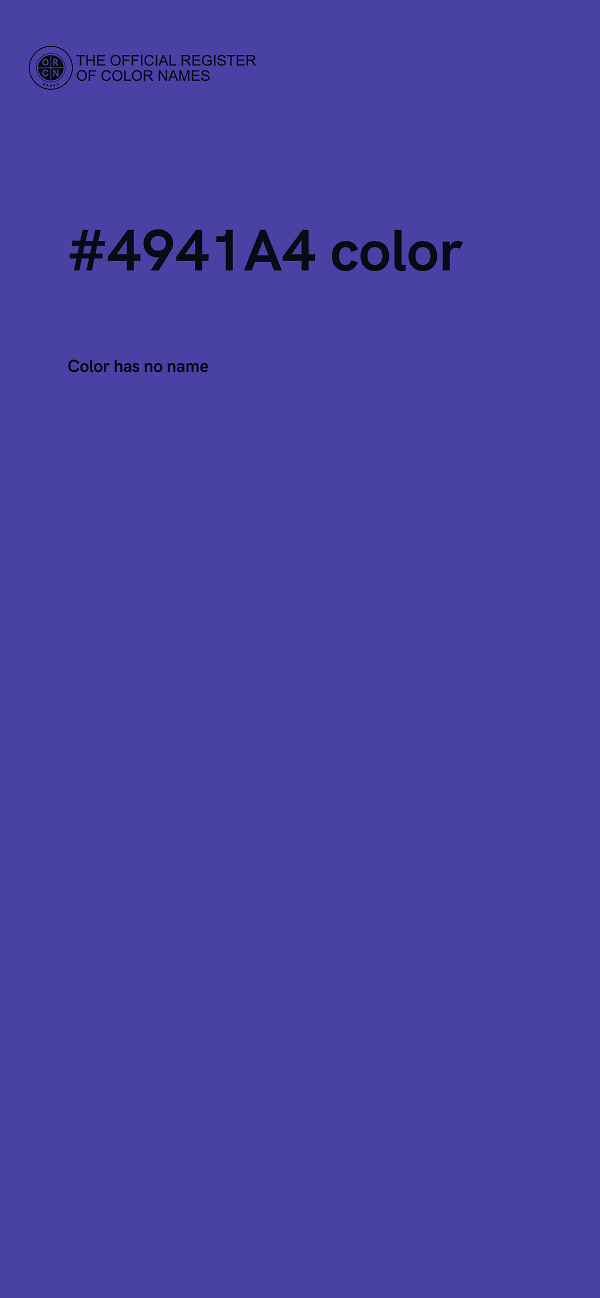 #4941A4 color image