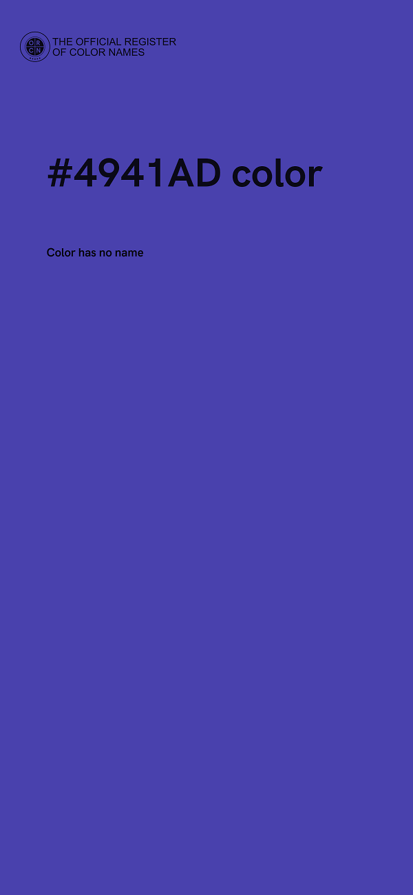 #4941AD color image
