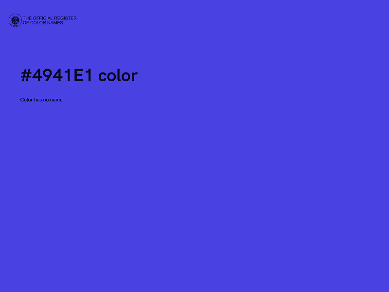 #4941E1 color image