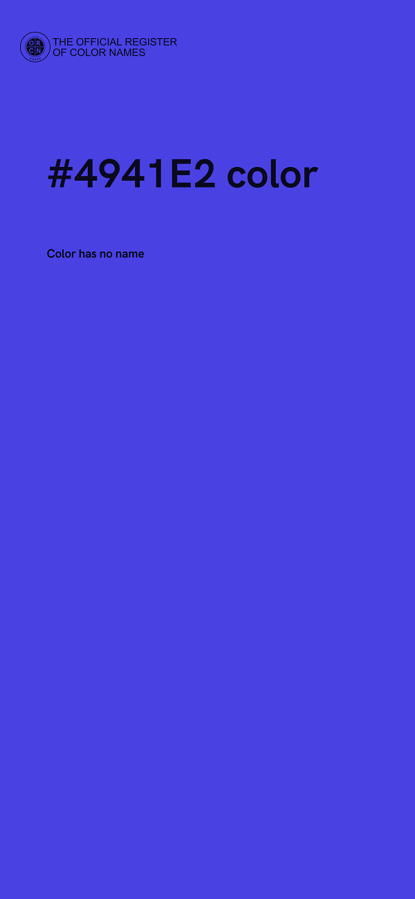 #4941E2 color image