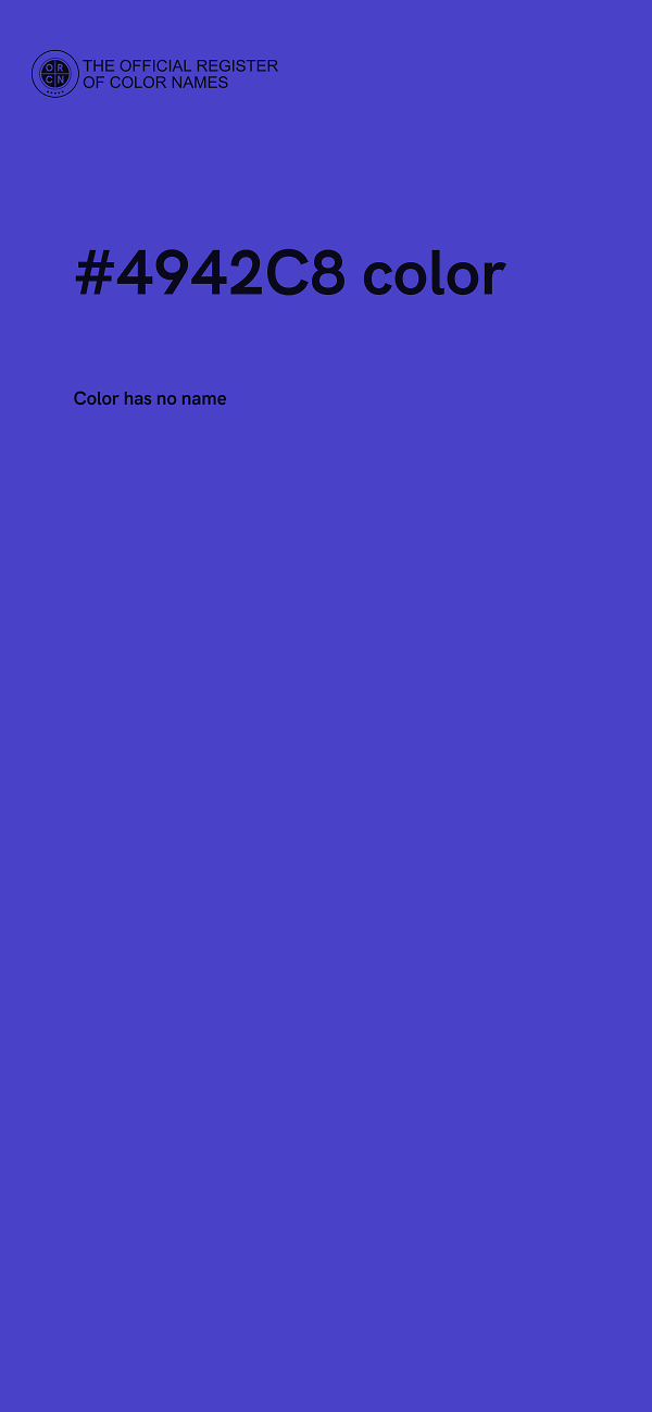 #4942C8 color image