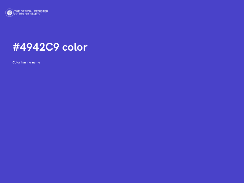 #4942C9 color image