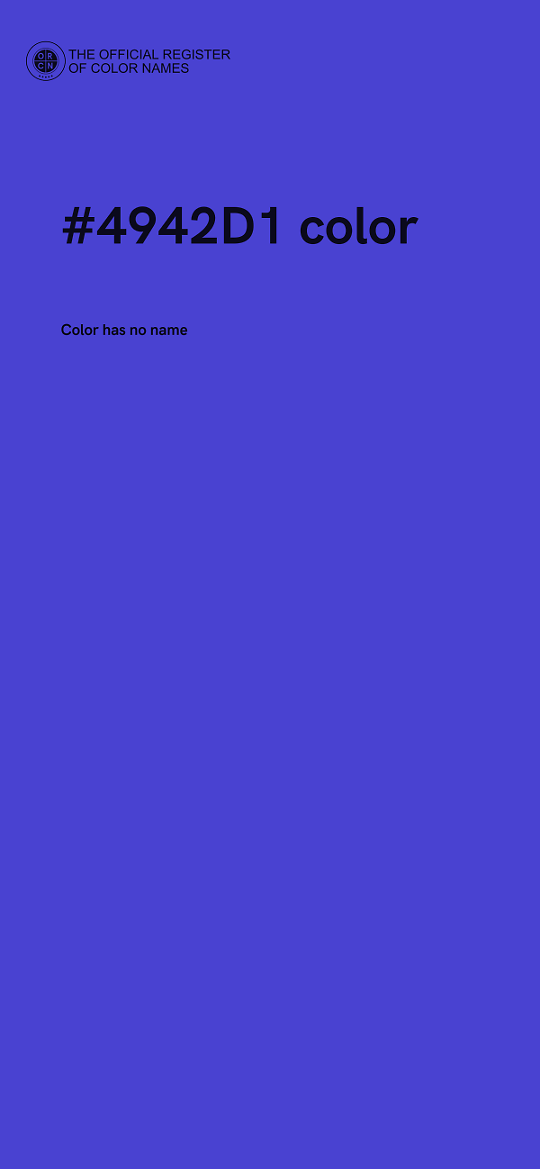 #4942D1 color image