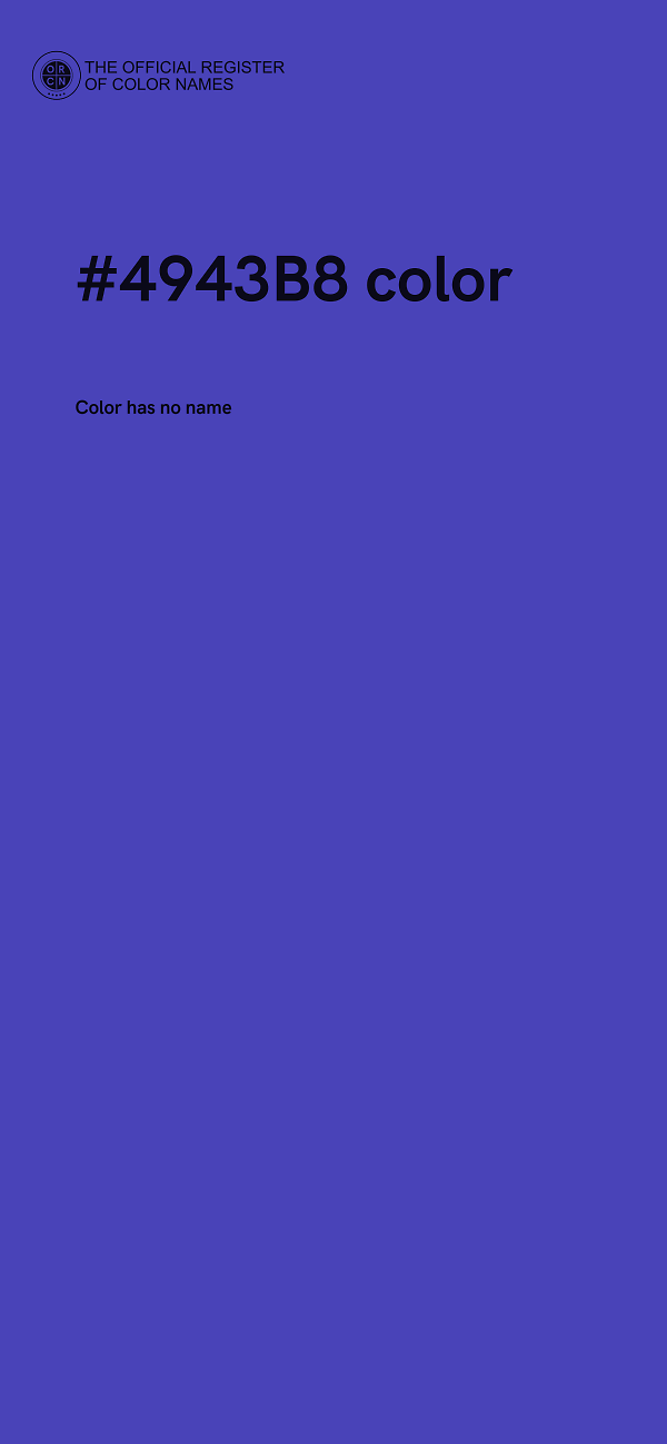 #4943B8 color image