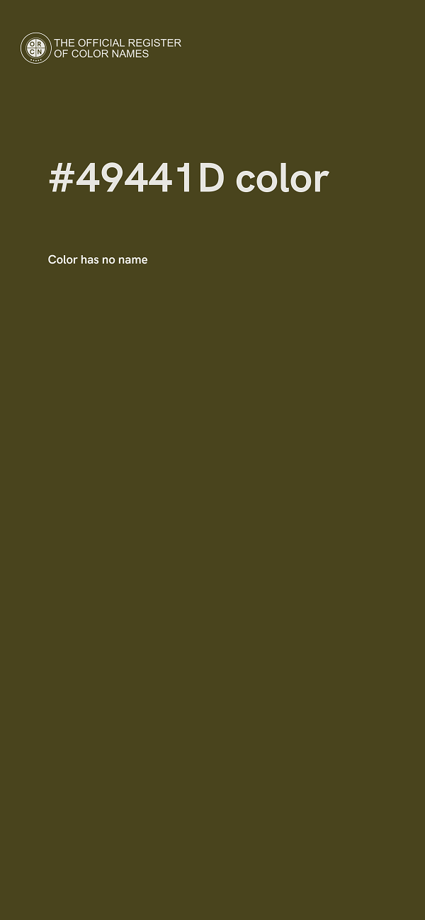 #49441D color image