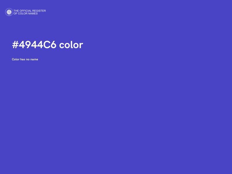 #4944C6 color image