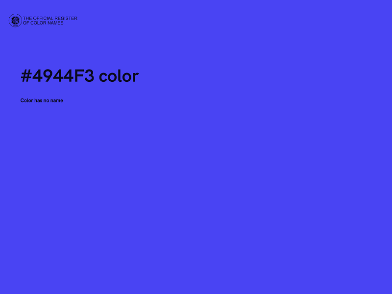 #4944F3 color image