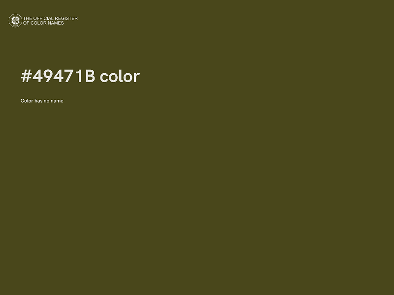 #49471B color image