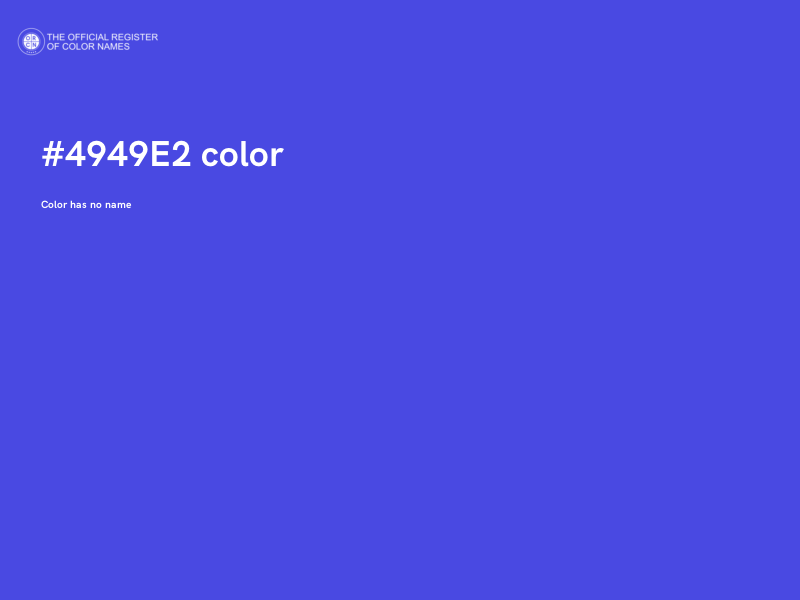 #4949E2 color image