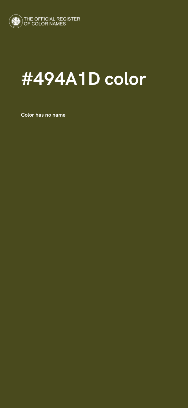 #494A1D color image