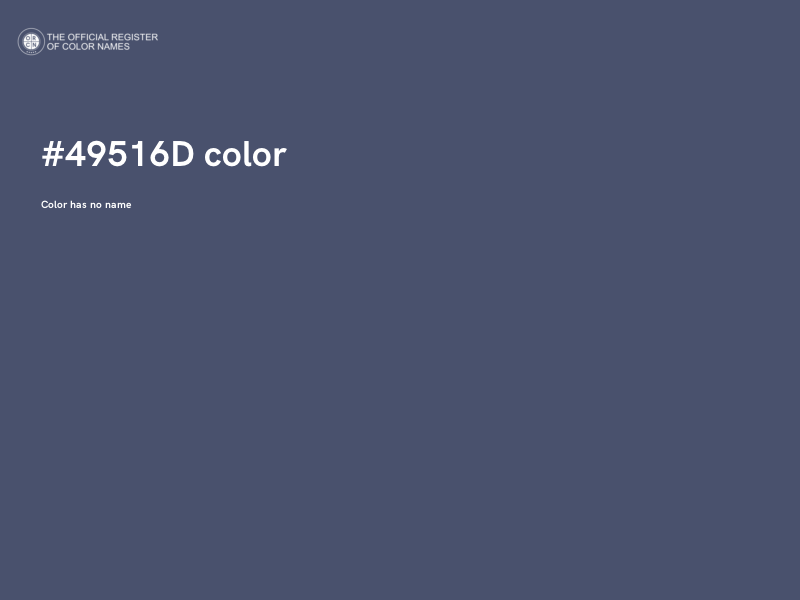 #49516D color image