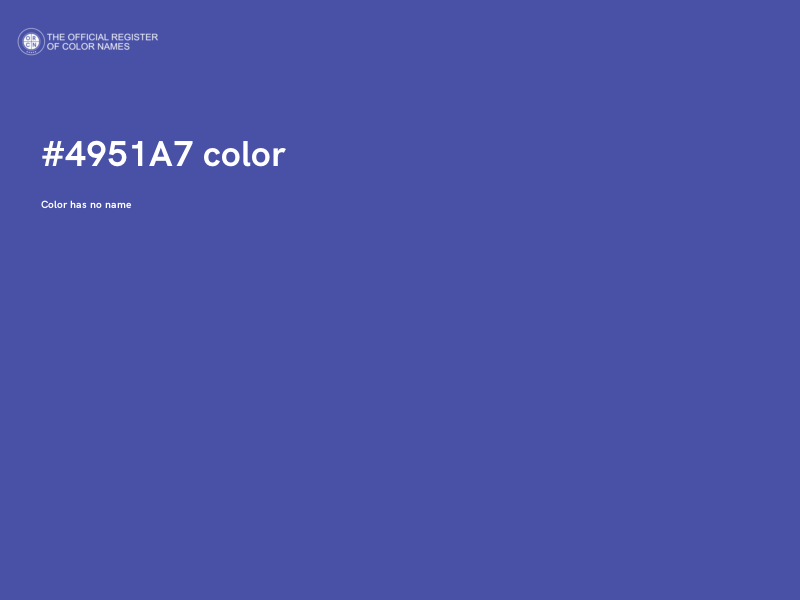 #4951A7 color image