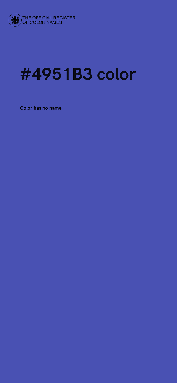 #4951B3 color image