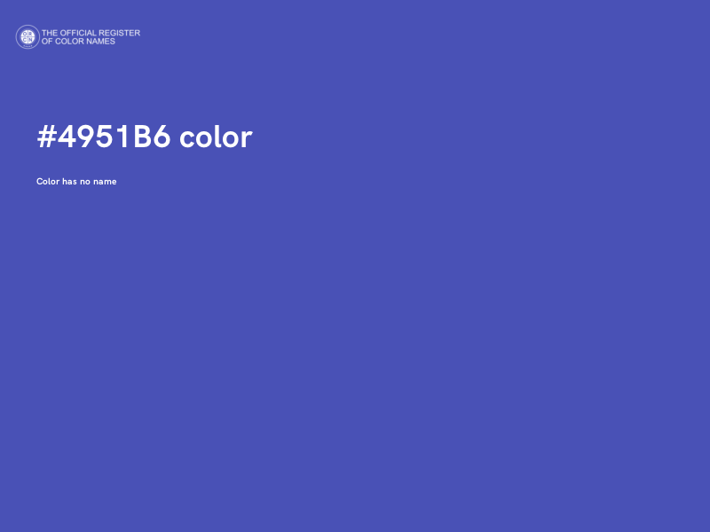#4951B6 color image