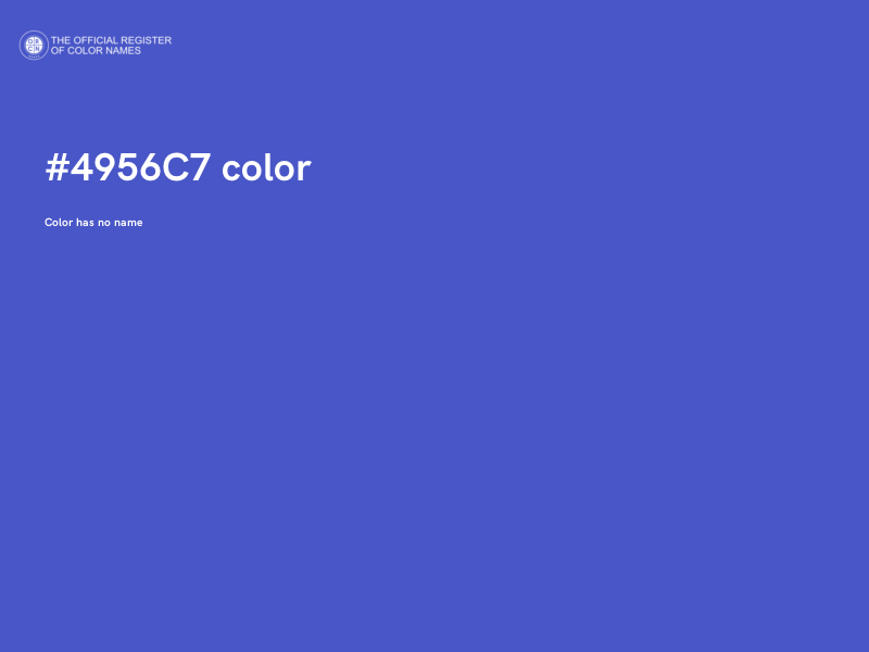 #4956C7 color image