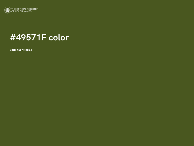 #49571F color image