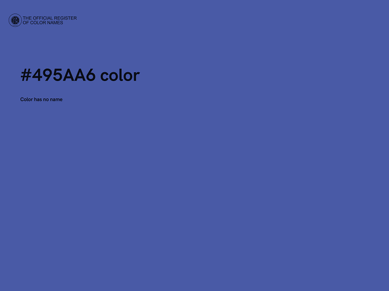#495AA6 color image
