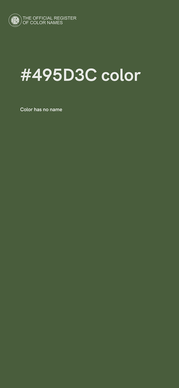 #495D3C color image