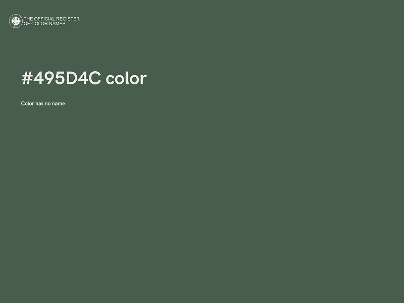 #495D4C color image