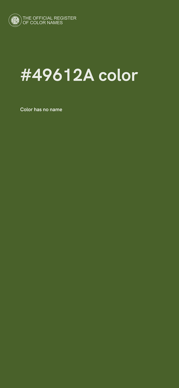 #49612A color image