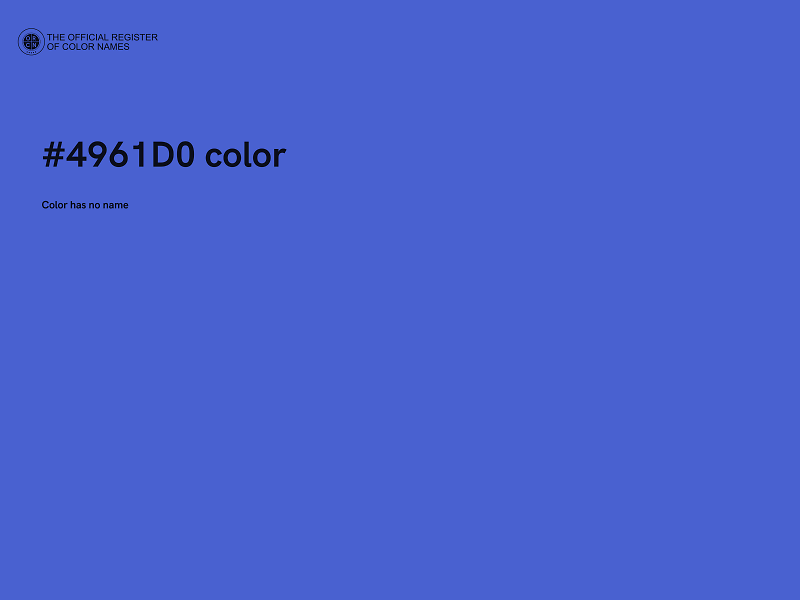 #4961D0 color image