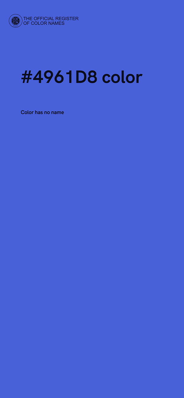 #4961D8 color image