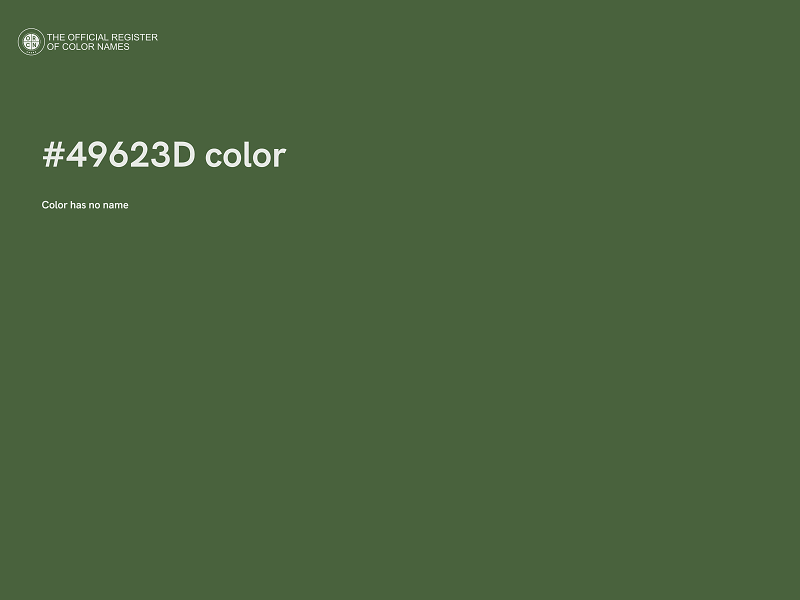 #49623D color image