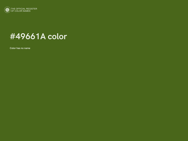 #49661A color image