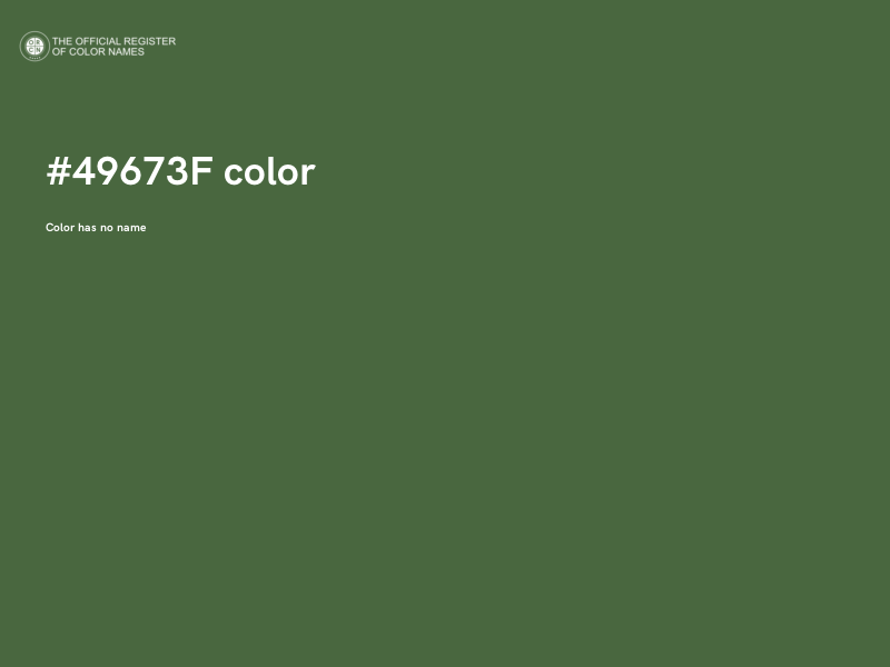 #49673F color image