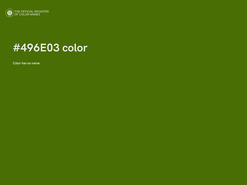 #496E03 color image