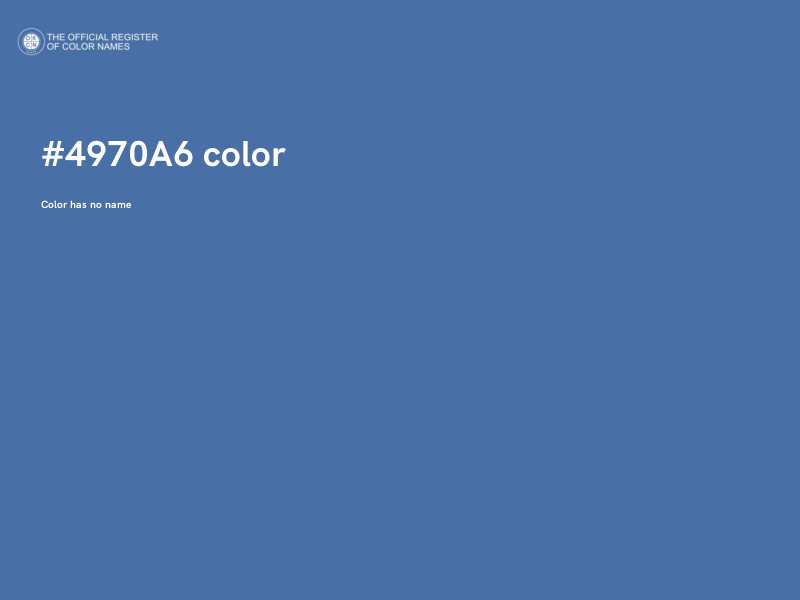 #4970A6 color image