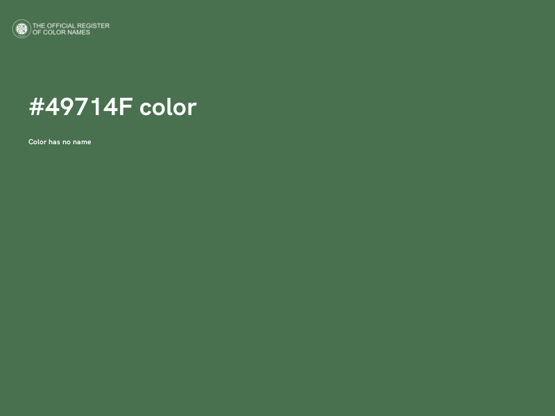 #49714F color image