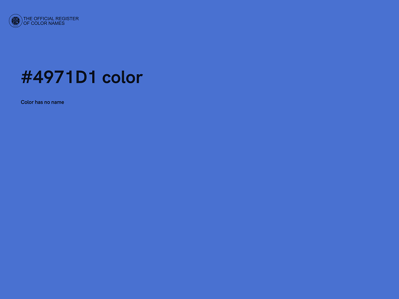 #4971D1 color image