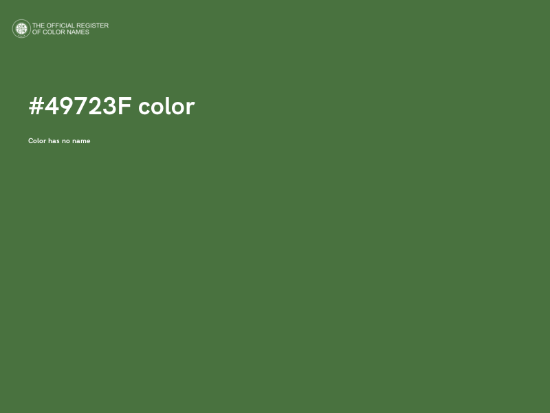 #49723F color image