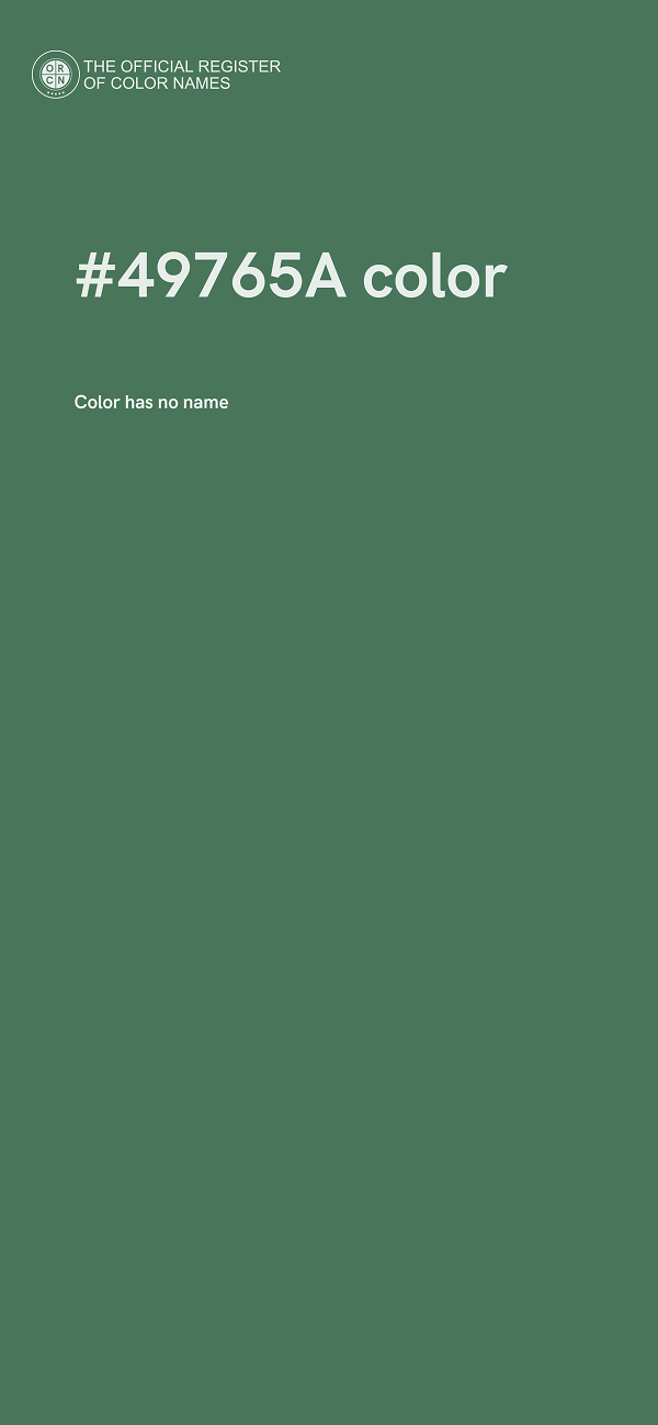 #49765A color image