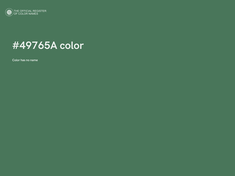 #49765A color image