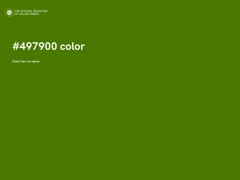 #497900 color image