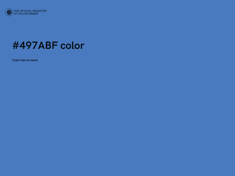 #497ABF color image