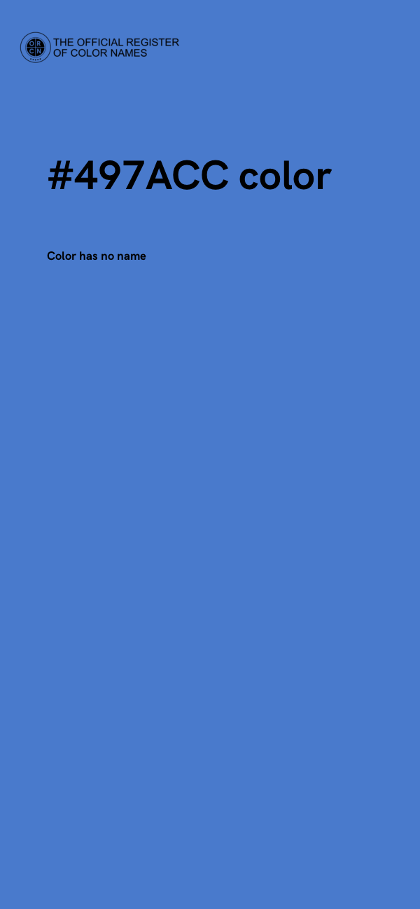 #497ACC color image