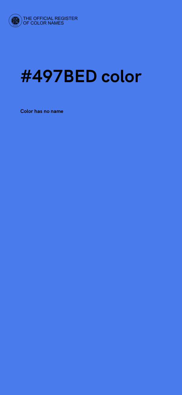 #497BED color image