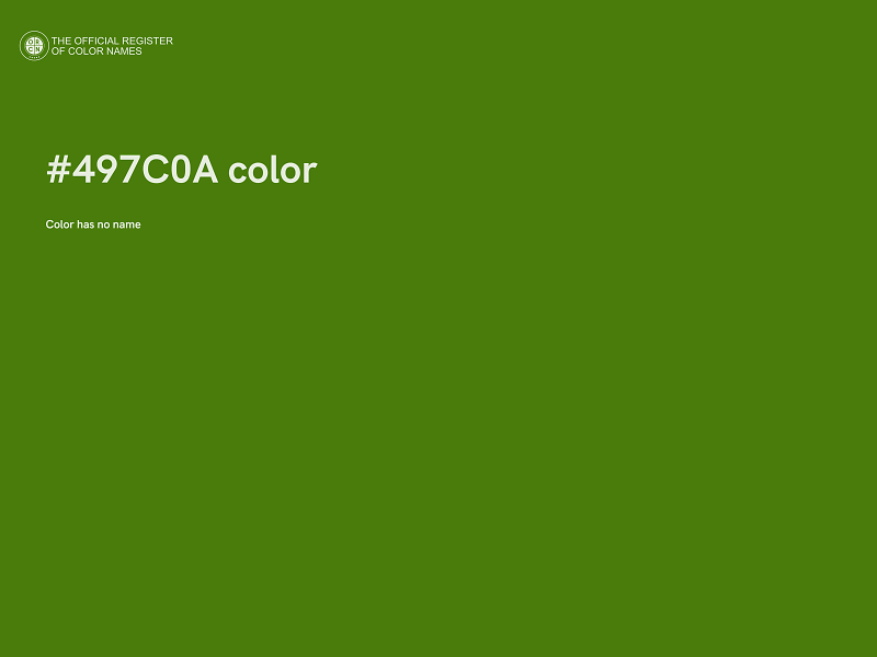 #497C0A color image