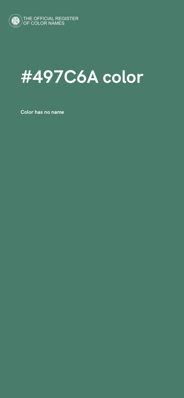 #497C6A color image