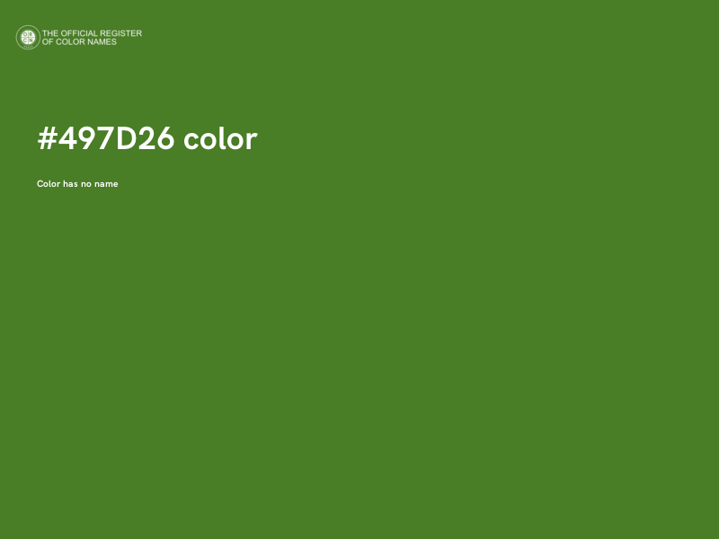 #497D26 color image