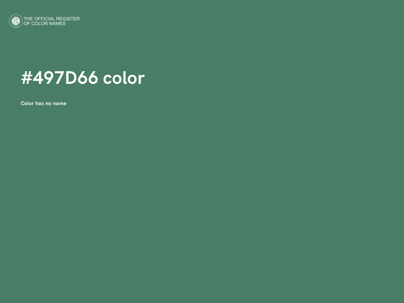 #497D66 color image