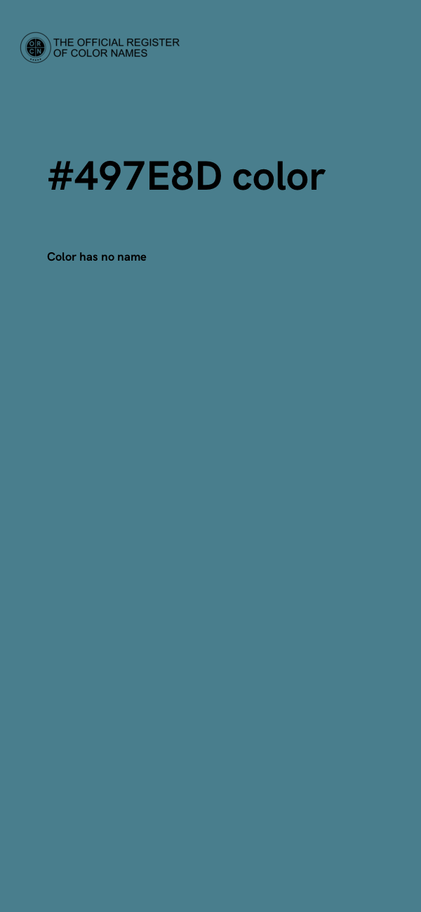 #497E8D color image
